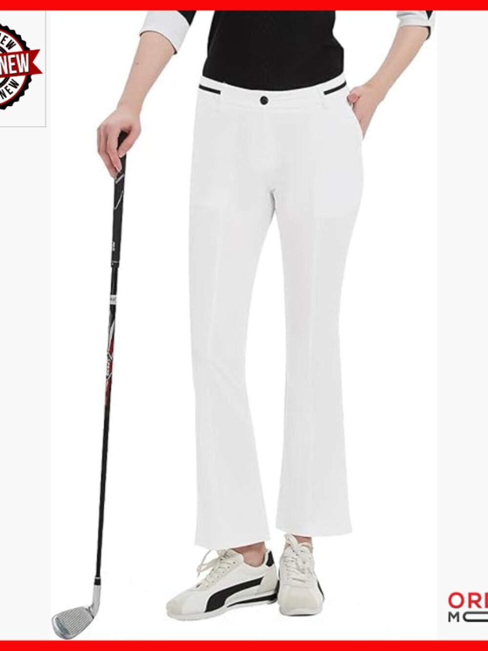 Women's 4-Way Stretch Golf Pants with Pockets Quick Dry Lightweight